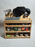 CUSTOMadera Cocina Chef Caddy