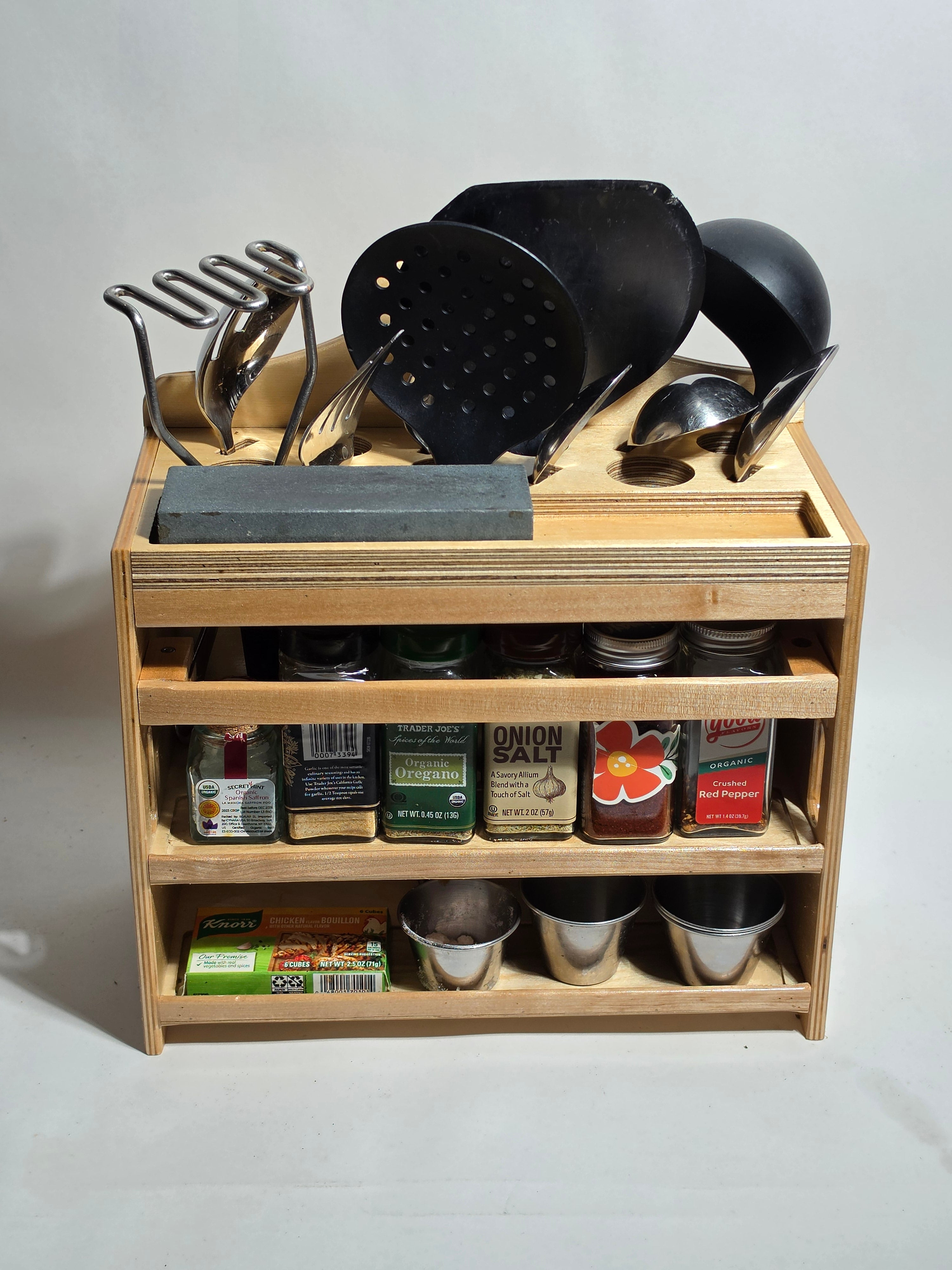 CUSTOMadera Cocina Chef Caddy