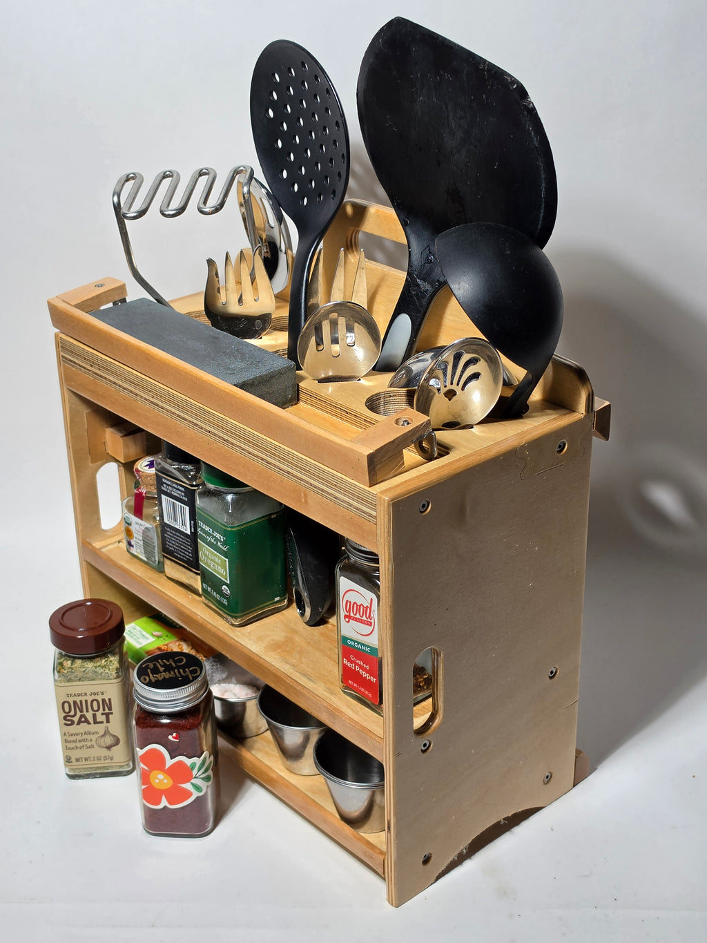 CUSTOMadera Cocina Chef Caddy